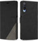 SONWO Hülle für Xiaomi MI 9, Premium PU Leder Handyhülle Flip Case Wallet Silikon Schutzhülle Klapphülle für Xiaomi MI 9, Schwarz