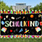 NTGRTY Schulanfang Banner 180×110cm Einschulung Deko Banner,Schulkind Girlande Banner,Schulanfang Deko Banner,Einschulung Girlande Banner Willkommen Schulanfang Banner für Mädchen Junge