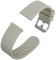 Anbeer Silikon Uhrenarmbänder für Herren Damen,22mm Ersatzarmband aus Gummi mit Schnellverschluss, Extra Lang,Beige mit Silberne Schnalle