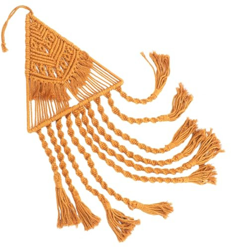 LIFKICH Traumfänger Böhmisches Wandbanner Wandteppich zur Hochzeit Wohnkultur Wand tapete Gobelindecke Fransenbesatz Makramee-Wand gewebte Quasten-Wandteppichverzierung Tapisserie