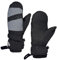 DOZNOZRI Winter Ski Fäustlinge Herren Damen, Wasserdicht Snowboardhandschuhe, rutschfeste Thermo Skihandschuhe mit Touchscreen zum Skifahren, Wandern, Radfahren (Schwarz, M)