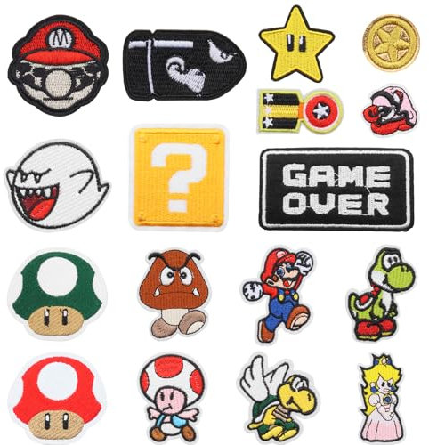 Iron-on Clothing Patches 17 Pieces Patches Children's Clothing Patches Iron-on Patches for DIY Backpacks Jeans Pants for Children and Adults