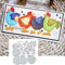 Metall-Stanzformen in Herzform, Tiermotiv, Liebe, Huhn, Muttertag, Stanzformen, Schablonen zum Stanzen, Stanzschablonen, DIY, Scrapbooking, dekoratives Prägepapier, Kartenherstellung