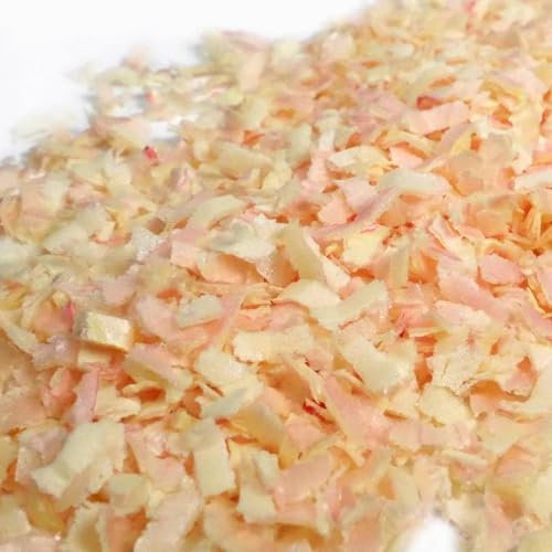 Streuselheld Schnippel Mix Ecru Gelb 10g Esspapier-Flocken Streusel zum Dekorieren und Verzieren von Gebäck aller Art wie Torten Kuchen Keksen Zuckerstreusel