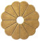 Tiazza 10 rondelle per piastra posteriore in ottone, decorazione classica per mobili, accessori hardware in ottone (bronzo)