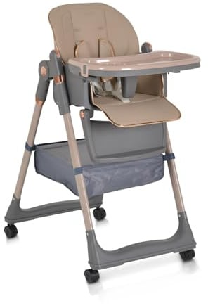 Moni Hochstuhl Kinderstuhl Lindo Beige inkl. Zubehör 111587