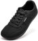 HOBIBEAR Zapatillas de Lona Unisex Zapatos Descalzos Anchos para Hombre Zapatillas de Moda para Mujer Zapatos Casuales clásicos Suela Zero Drop (Negro EU 41)