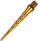 ONE80 Dart Titanium Steel Tip Schraubspitzen hochwertige Wechselspitzen Conversion Point Titan für maximale Haltbarkeit (Modell A, Gold, 30 mm)