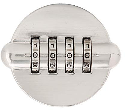 Nutriess Wine Bottle Stopper Lock 4 Digits Combination Zinc Alloy Safe Password Lock for Wine Storage Security