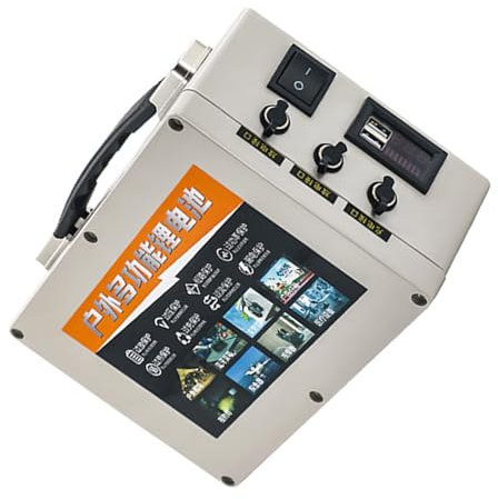 TGHY Rechargeable Lithium Battery 12V 30AH Outdoor Portable Fish Finder Battery with 5A Charger for Led Light Strip/Outdoor Devices Backup Battery