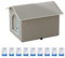 Maison de Refroidissement pour Animaux de Compagnie, Maison pour Chat Climatisée avec 9 Blocs Glace Niche rafraîchissante pour Chien Tente de Refroidissement pour Chats Et Chiens