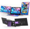 Laptop Screen Extender Triple Monitor - 15.6 Detachable Portable Monitor 120% sRGB FHD 1080P IPS 235 Degrees Rotation Laptop Monitor Extender Compatible with Mac Wins Dex Chrome Fits 13-17 Laptops