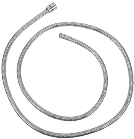 SEWACC 2m Tubo Doccia in Acciaio Inossidabile Antitorsione Con Filettature Maschio e Femmina Resistente Ad Alta Pressione e Temperatura Flessibile Per Bagno e Rubinetto Estraibile