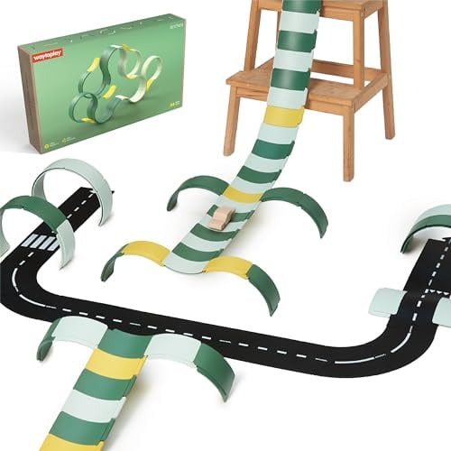 waytoplay Arches - Builder Set 54 Pieces from Toys - 100% Recycled Modular Building Toy - Made in Europe - Creative Open-Ended Play for Kids 3+