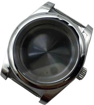 Gladiaond 1 Stück 40-mm-Herren-Explorer-Uhrengehäuse, silbernes Jubilee-Armband, Saphirglas, for NH34-, NH35-, NH36- und NH38-Uhrwerke, 28,5-mm-Zifferblatt
