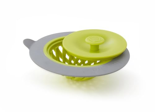Full Circle Sinksational w, Green, Sink Strainer with Stopper