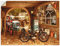 ARTland Wanddeko Wandtattoo selbstklebende Vinylfolie 80x60 cm Oldtimer Garage Auto Traktor Motorrad Vintage T6HX