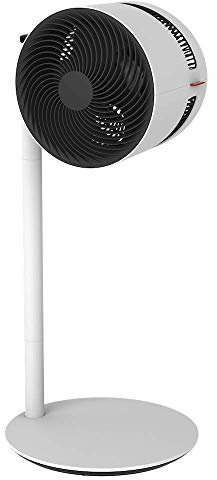 Boneco F220 Airshower Fan with UK Plug, Pedestal with Adjustable Height and Quiet Operation