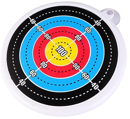 BESPORTBLE Bow Skills Targets 1pc child round archery indoor abs plastic Practice Archery hook up wall hanging archery targets for backyard Bow Skill sucker practice arrow Toy bow Kids Bow