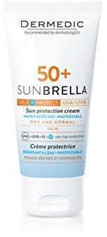 DERMEDIC SUNBRELLA Schutzcreme SPF 50+ UV+IR+VL für trockene und normale Haut 50ml