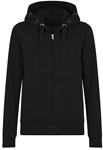 HRM Veste à Capuche Raglan Premium Enfants Luxury, Noir, Taille 146 I Sweat à Capuche Enfant, Commerce Équitable, 320 g/m² I Hoodie en 70% Coton et 30% Polyester Recyclé
