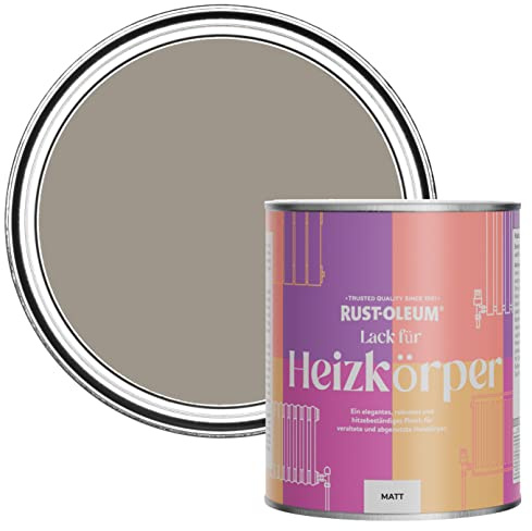 Rust-Oleum Brown Radiator Paint in Matt Finish - Whipped Truffle 750ml