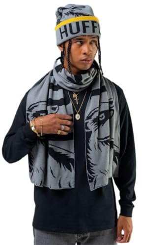 Harry Potter Premium Erwachsene Beanie & Jacquard Schal Set, grau, One size