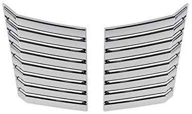 Luftstrom Einlassdeckel ABS-Auto-Front-Motorhauben-Grill-Dekorations-Abdeckung Für F1&50 Raptor 2009–2014 Außenzubehör (Farbe : Chrom)