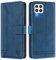 GoodcAcy Coque pour Samsung Galaxy A22 4G Coque, Etui Protection Housse Premium en Cuir PU,Pochette Fermeture Magnétique,Flip Case Compatible avec Samsung Galaxy A22 4G (Bleu)