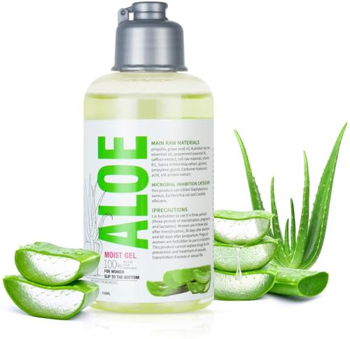 ACWOO Gleitmittel für den Intimbereich, Natürliches Gleitmittel mit Aloe Vera Extrakt für angenehme Gleitfähigkeit 150 ml
