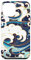 iPhone 12 Pro Max Japanese Art Ocean Getaway Wave Surfing Blue Geometric Ocean Case