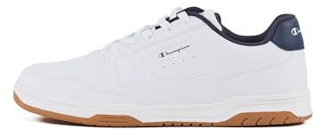 Champion Tennis Clay 86 Low, Sneakers Uomo, Bianco/Blu Marino/Marrone Chiaro (WW013), 45 EU