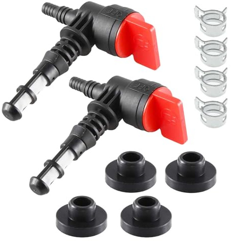 DSkoiph Valvola di intercettazione gas combustibile, DSHCD807, nera, per generatori Kohler 25 462 03-S, Briggs & Stratton 192980GS, Generac, Troy-Bilt