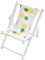 KONTONTY Pc Mini Wooden Beach Chair Toy Scaled Mini Chair for Dolls House Decorative Pineapple-printed Lounger for Home