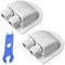 ANBOO 2 tornillos de entrada de cable solar impermeables, carcasa resistente al aire, pasacables solares para techo, 1 llave azul de 1000 V, para instalación solar, autocaravana, barco