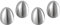 Marclix 4 pezzi in acciaio shaker a forma di sale shaker set utensili da cucina