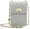 YAMEIZE Handtasche Schwarz Klein Umhängetasche Damen Handytasche Schultertasche Moda Leder Tasche Crossbody Bag mit Metall Schultergurt