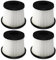 Compatible avec SILVERCREST SHAZ 22.2 C3 poignée aspirateur sans fil filtre Hepa pièces de rechange accessoires(4Pcs Filter)