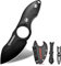 Harnds Cuchillo Pequeño de Hoja Fija Cuchillo Full Tang Cuchillo de Cuello Cuchillo de Camping, Cuchillo EDC con Hoja de Acero D2 y Mango G10 para Pescar y Pelar, Eggplant