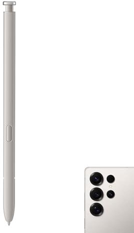 Galaxy S25 Ultra S Pen pour Samsung Galaxy S25 Ultra Stylus Pen Stylo de rechange pour Samsung Galaxy S25 Ultra 5G, EJ-PS938BBEGUJ, sans Bluetooth (gris clair)