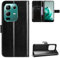 BellaCase Infinix Note 50X 5G Coque [Étui Portefeuille] [Fonction Support] [Slots pour Cartes] [Couverture à Rabat Magnétique] Compatible avec Le Smartphone Infinix Note 50X 5G(Noir)