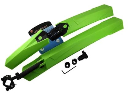 PSNKLMM Bike Fenders Mudguard Quick Install Road Mountain Bicycle Cycling Tire Front/Rear Mudguards Set Splashboard(Green)