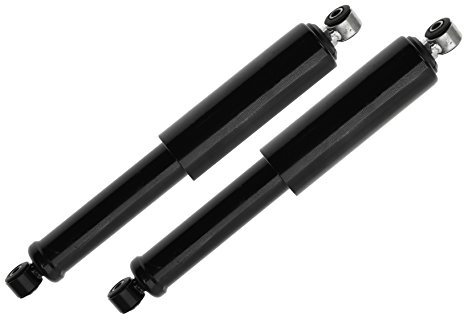 Ost2rad Federbeine hinten, kurz, Stoßdämpfer für Simson KR51/1 Star, schwarz lackiert