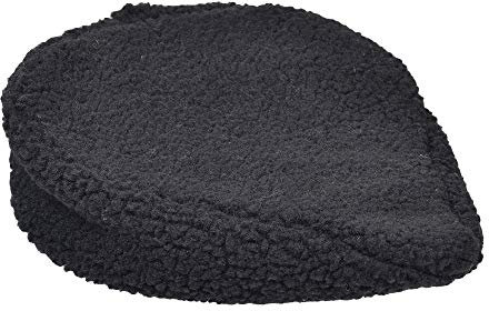 AlveyTech Fleece-Sitzbezug für Fahrrad- und Rollersitze, Schwarz