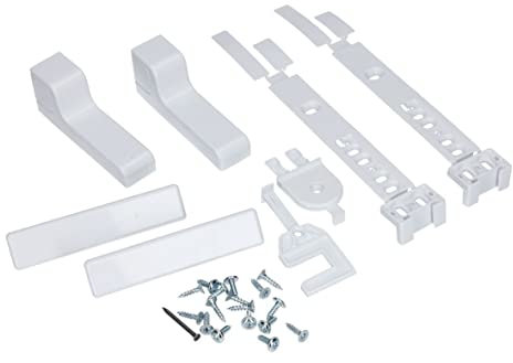 Bosch Siemens 264862 00264862 Kit de montage de porte d'origine Kit de fixation Charnière de porte pour réfrigérateur/congélateur Neff Balay Constructa