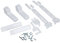 Bosch Siemens 264862 00264862 Kit de montage de porte d'origine Kit de fixation Charnière de porte pour réfrigérateur/congélateur Neff Balay Constructa