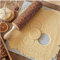 Gshy Rouleau à pâtisserie en Bois Rouleau à Biscuits Pâte à gâteau Noël Outil à Pâtisserie Cuisine Gravé en Relief Hêtre Gaufrage Décoration de Gâteaux