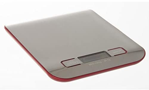 Balance De Cuisine Digitale En Inox - Rouge