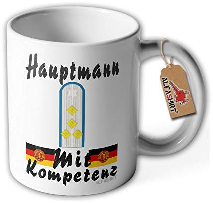 Hauptmann der Luftstreitkräfte Tasse NVA Nationale Volksarmee DDR #35468