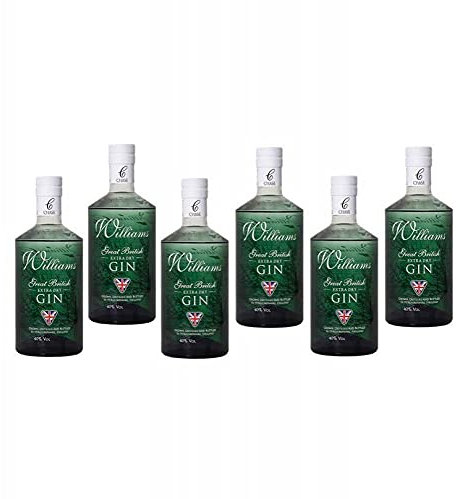 WILLIAMS CHASE DISTILLERY GB EXTRA DRY GIN 5 CL 6 BOTTIGLIETTE MIGNON MINIATURE